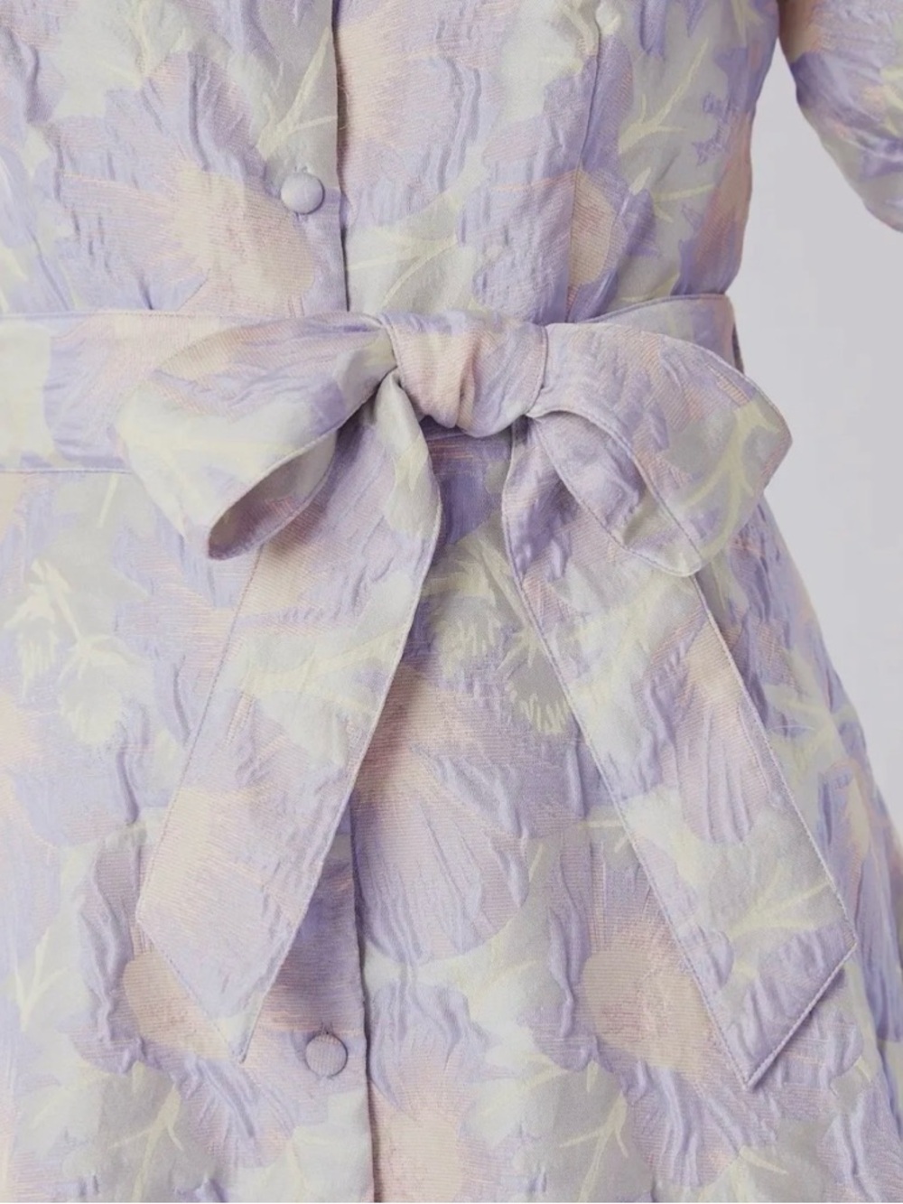 Alley Glass-Charlotte Gown-Lavender Puff-Sleeve Maxi Dress - Picture 4 of 9